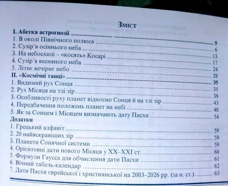 Зоряне  небо України Климишин Іван Антонович посібник астрономія карта