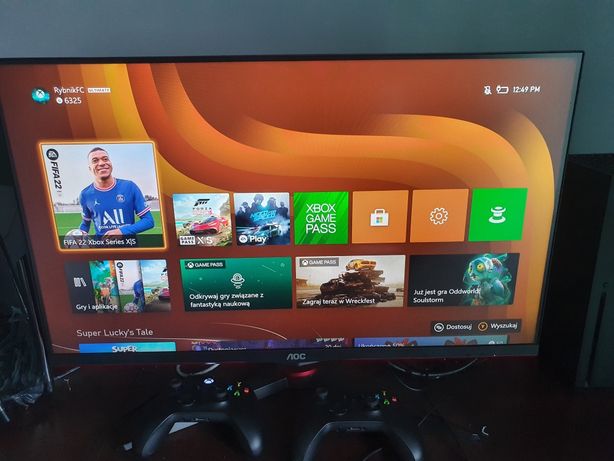Konsola Xbox X-Series+Monitor Aoc 27 144 hz
