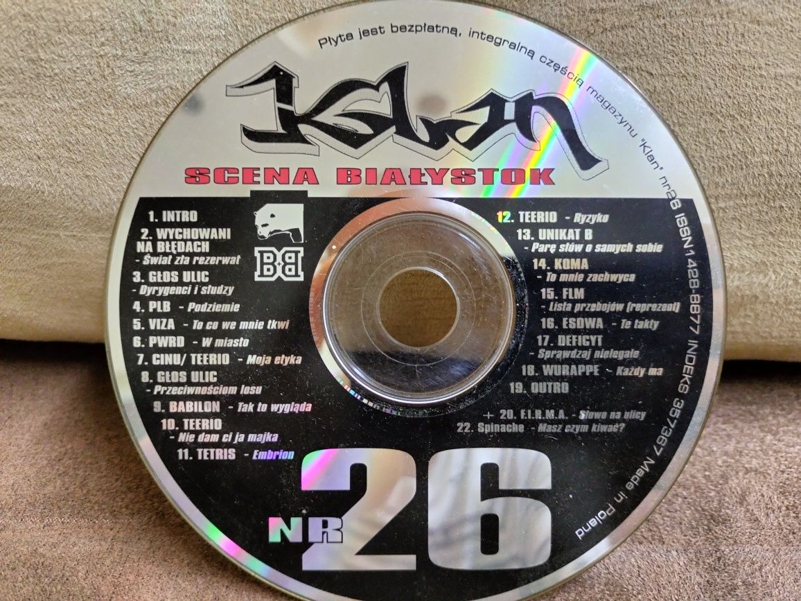 Płyty CD Klan hiphop