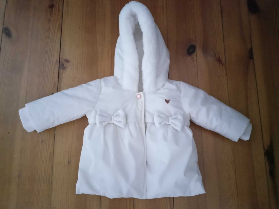 Zimowa kurtka Next do Chrztu 74