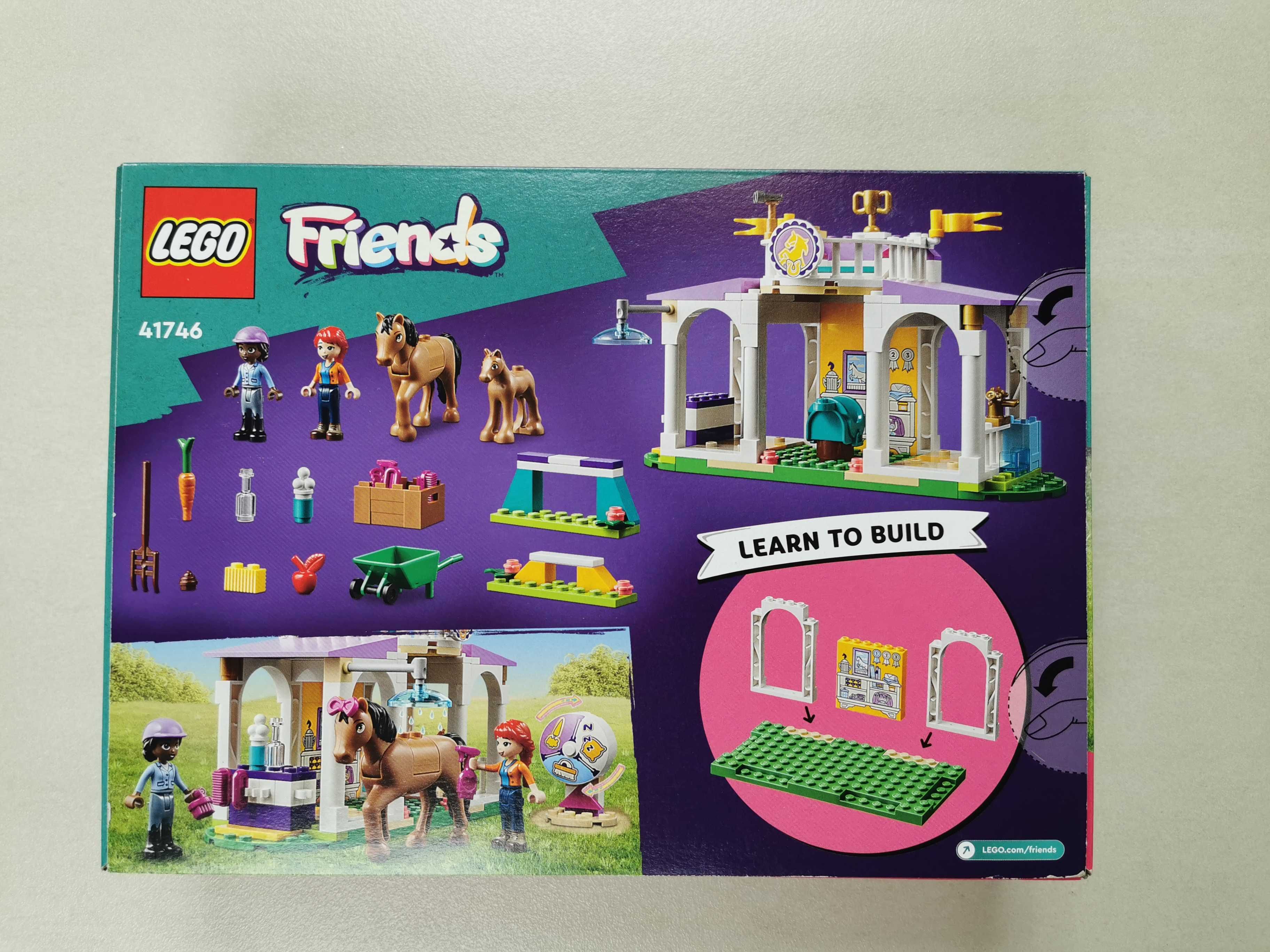 LEGO Friends 41746 Szkolenie Koni Nowe Klocki Zestaw Konie WYSYŁKA
