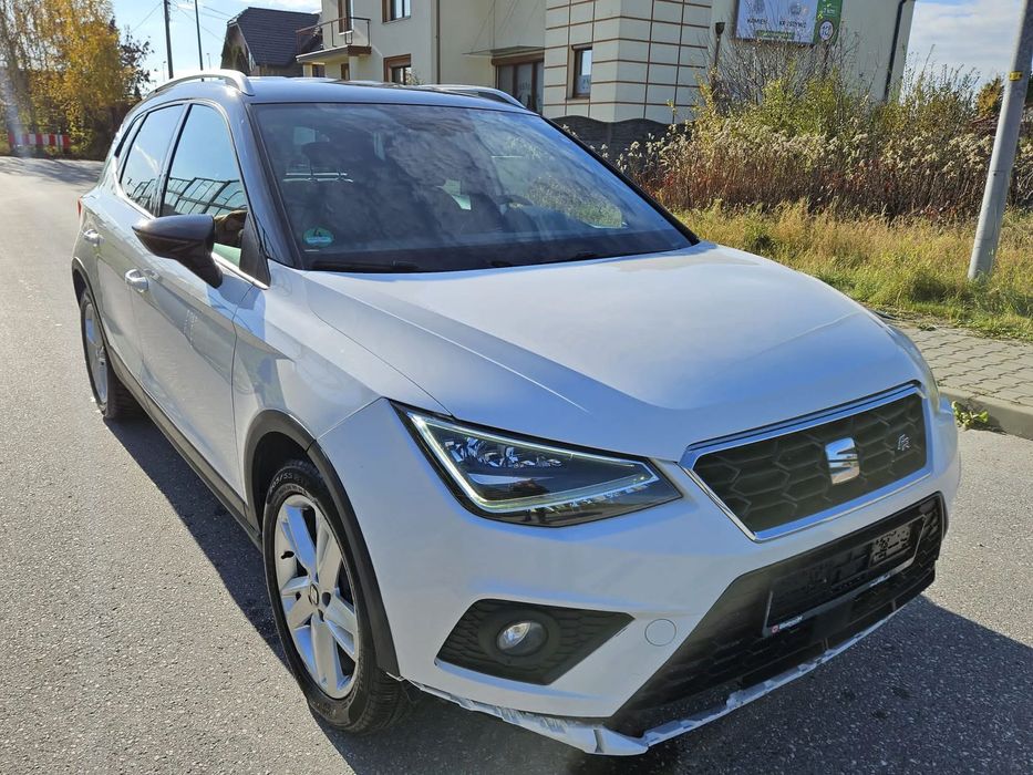 Seat Arona FR, Automat, LED 84tys.km, Navi z Niemiec, lekko uszkodzona