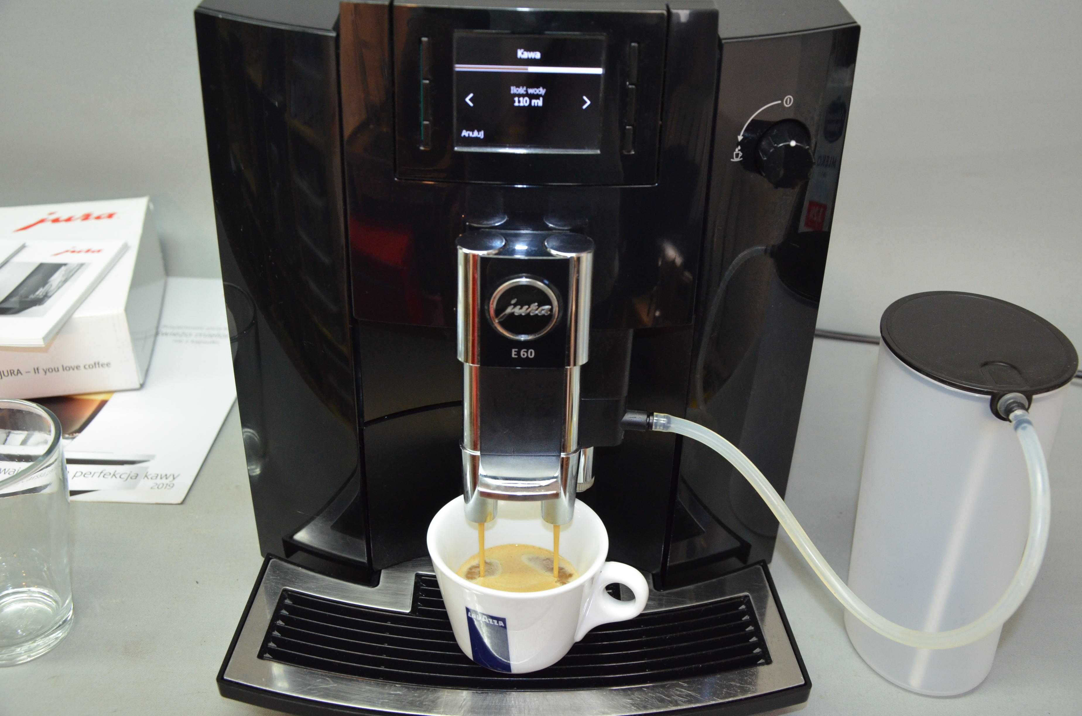 Jura E60 jak E6 Menu Kolor Polskie automatyczny ekspres do kawy
