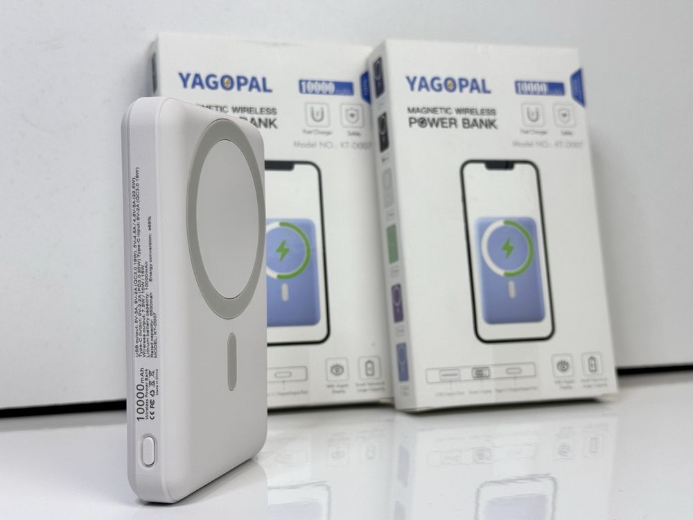 Повербанк Power Bank Yagopal KT-D007 10000 mAh 15Вт magsafe USB-C