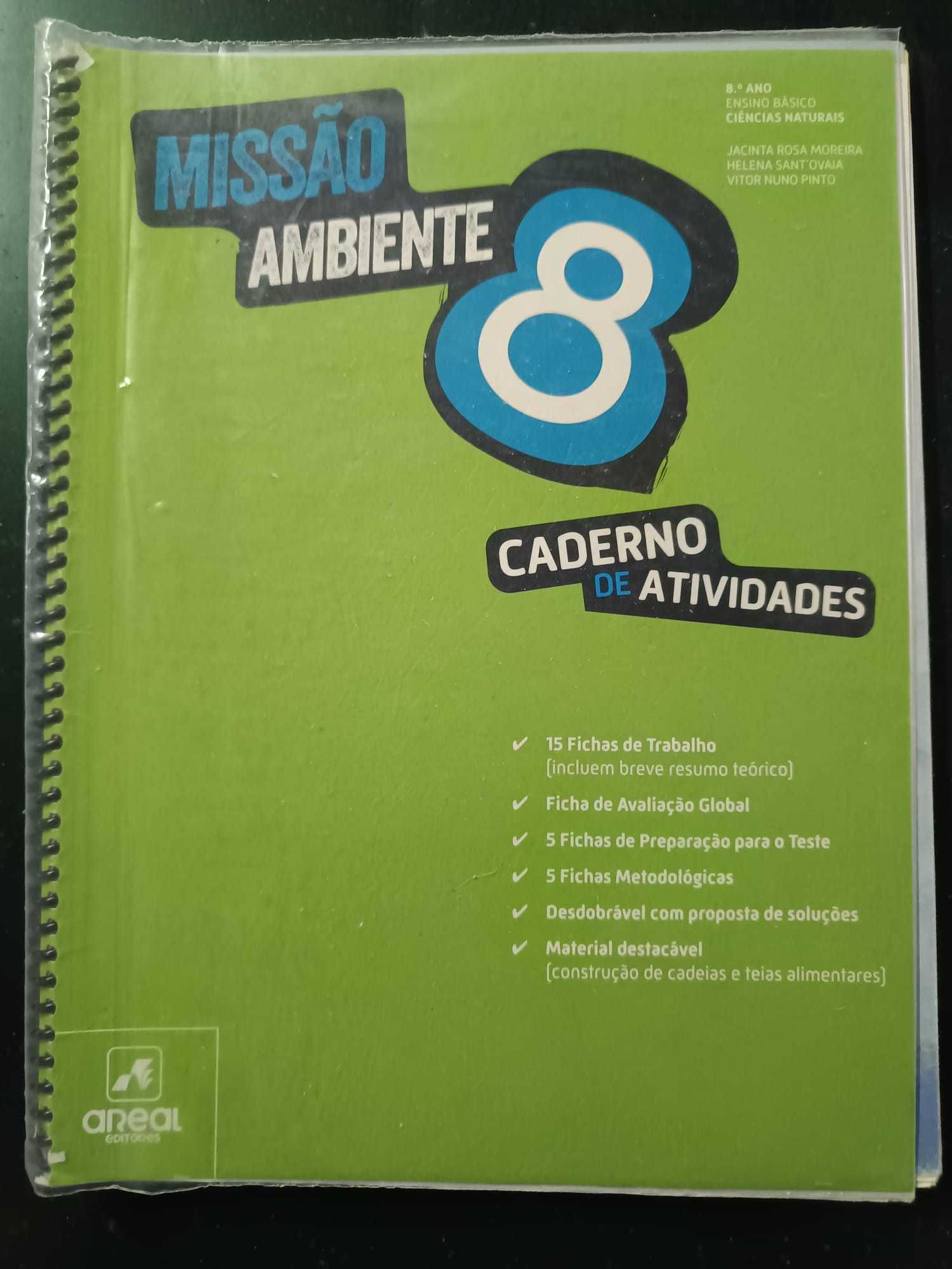 Livro de Actividades CN Missão Ambiente 8