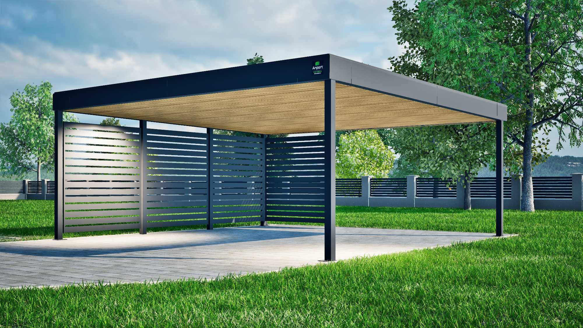 Carport 6x5,5, wiaty garażowe, wiata na samochód, wiata stalowa
