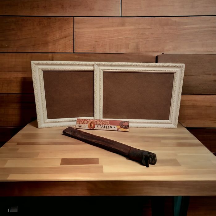 2 Molduras, Incensário e Incenso