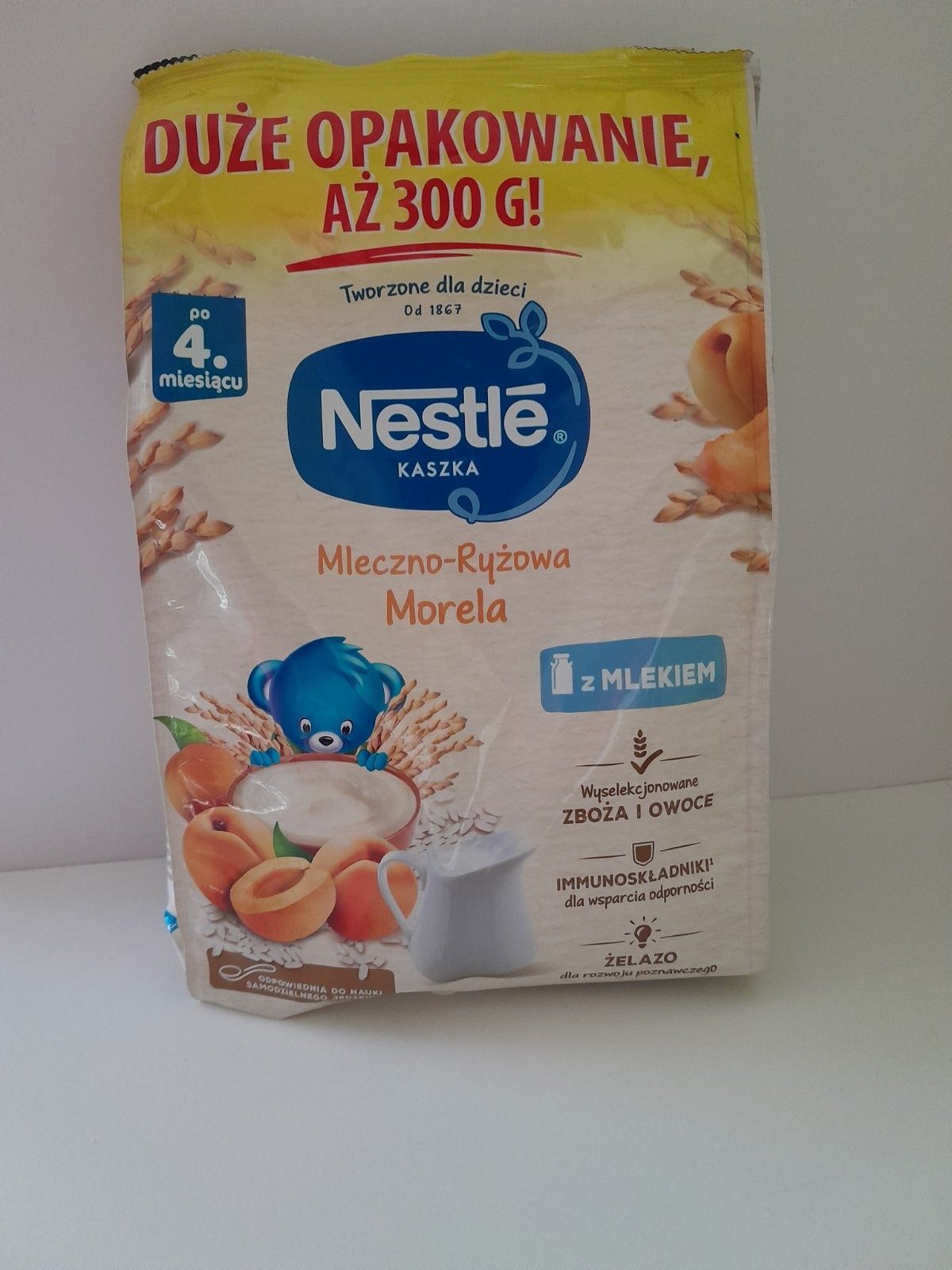 Молочна дитяча каша NESTLE Рисова Велика упаковка 300гр