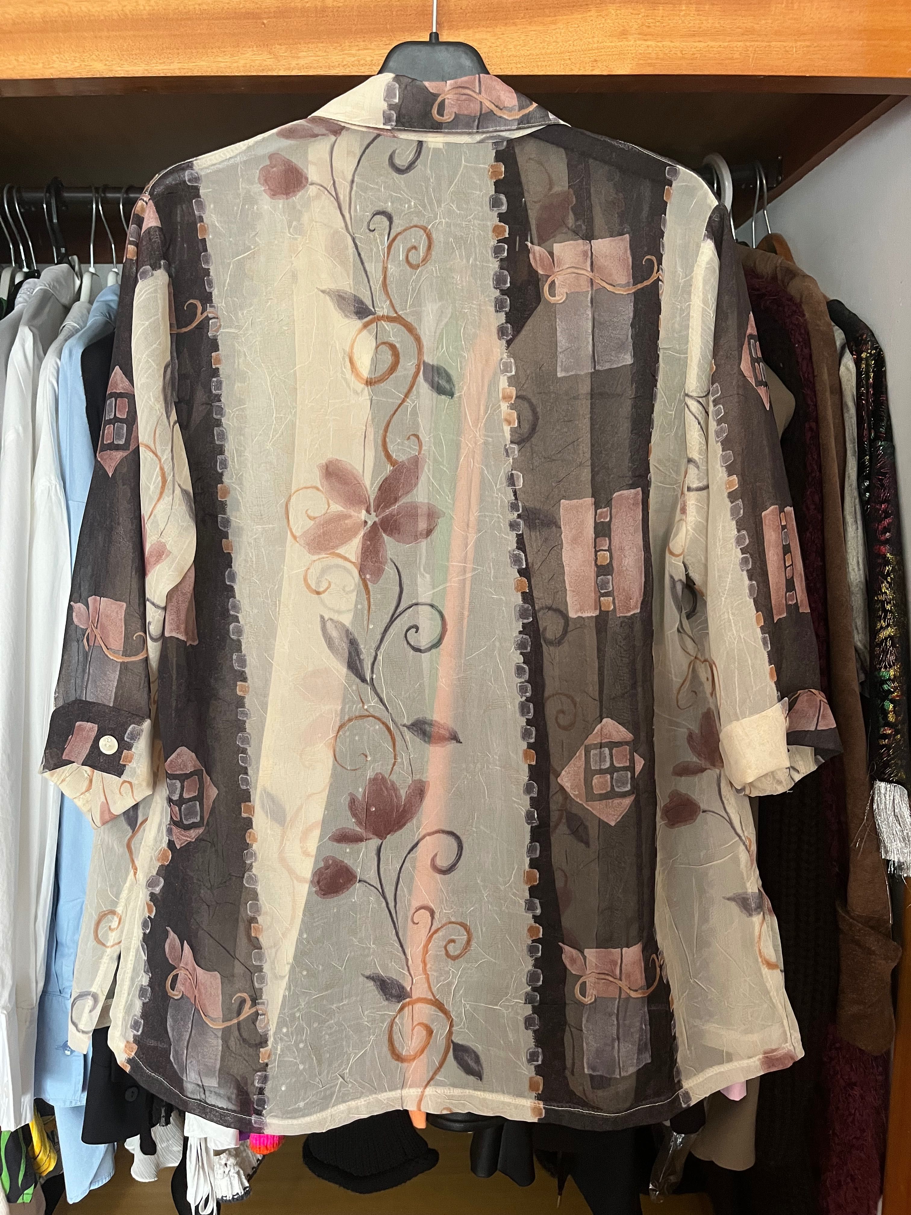 Camisa vintage mulher