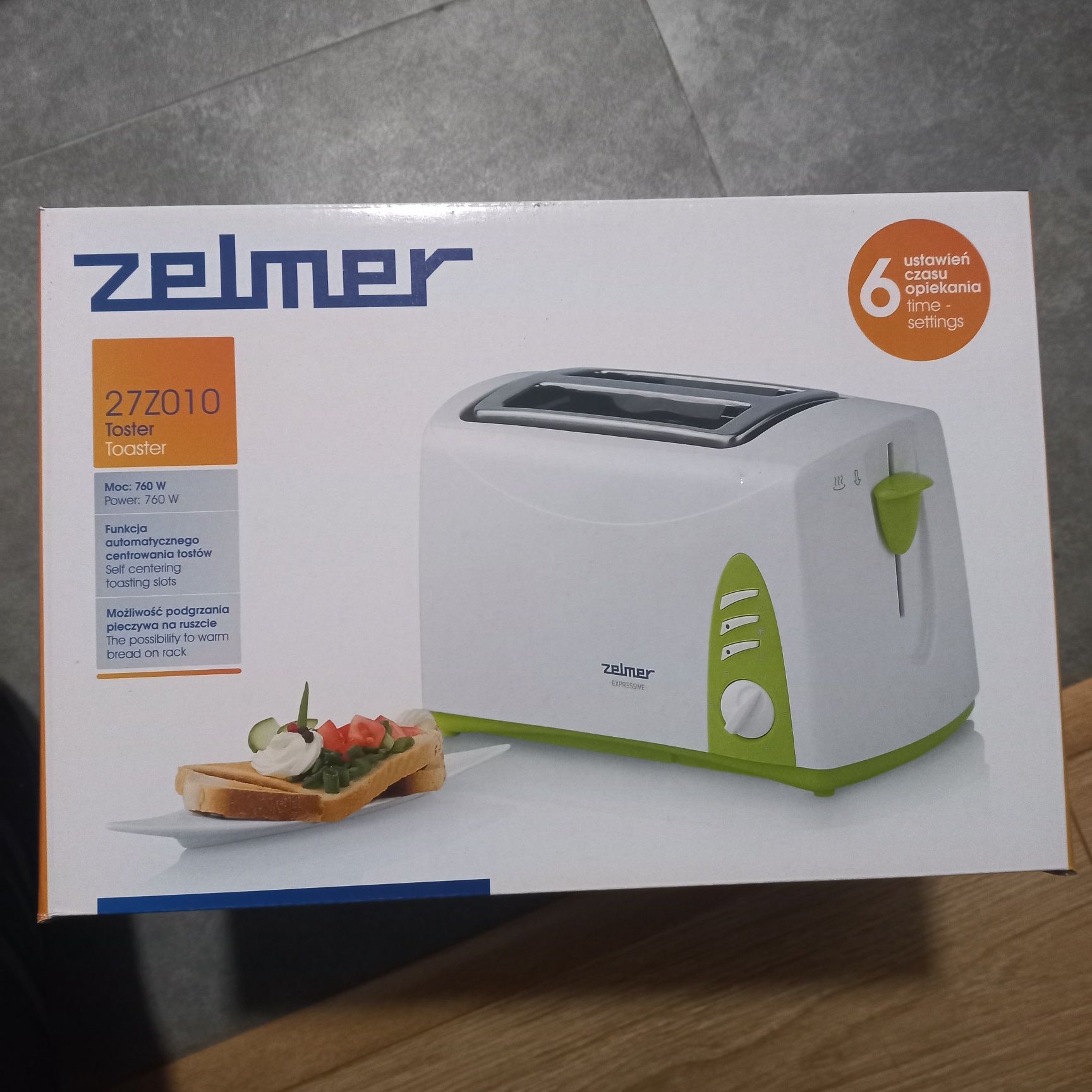 Toster zelmer Nowy