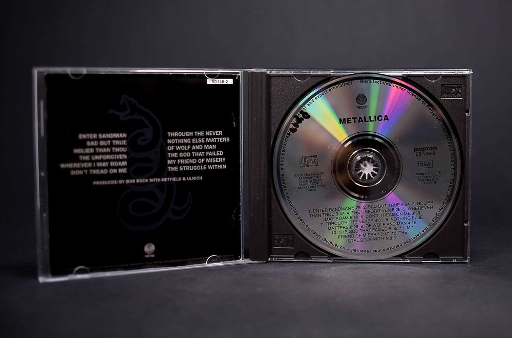 Audio # Mettalica Black Album 1991