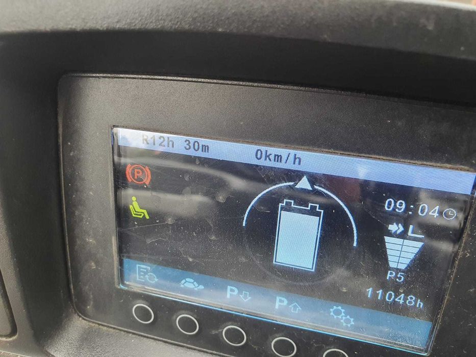 Wózek widłowy używany elektryczny Jungheinrich EFG316 TRIPLEX 2019
