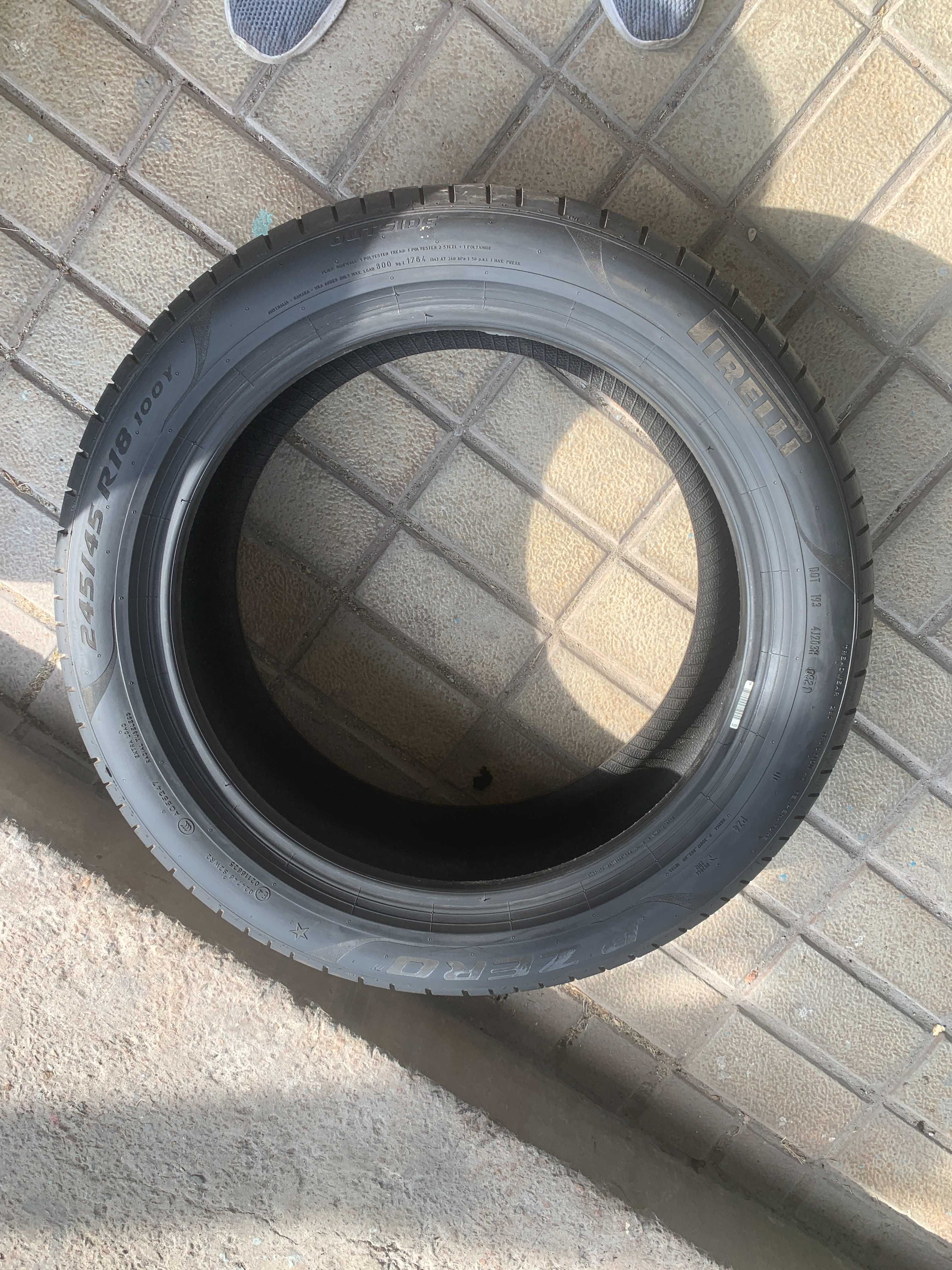 Шины летние 245/45R18   PIRELLI Pzero PZ4