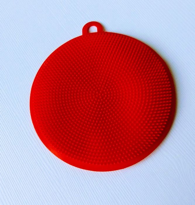 Szczotka ze silikonu okrągła myjka silikonowa 10cm