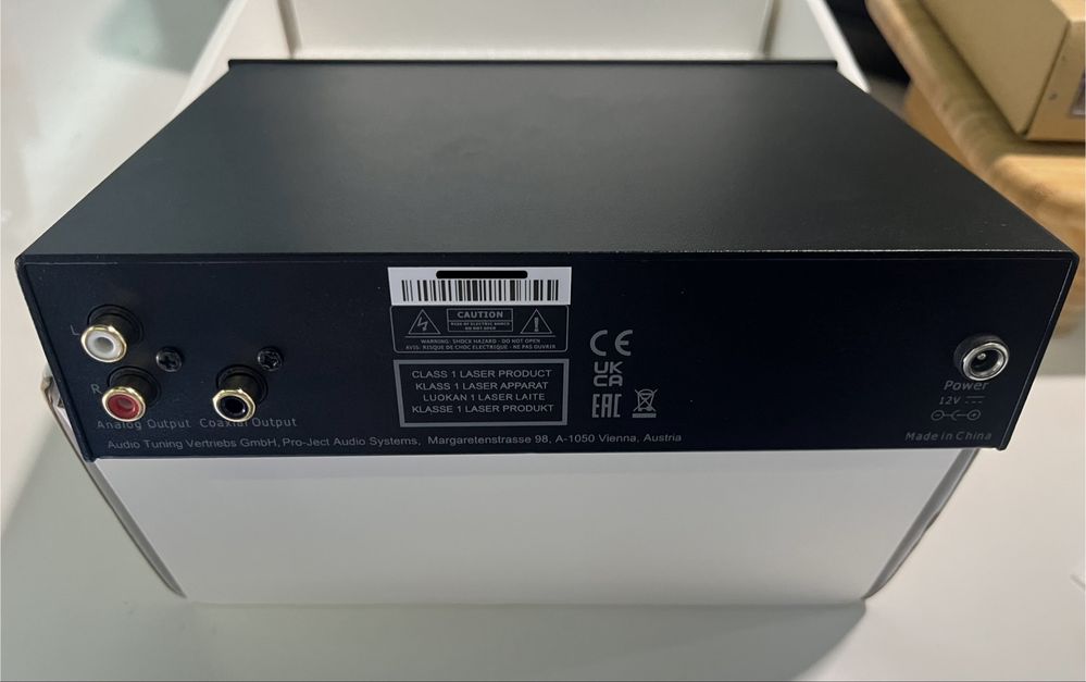 Pro-Ject CD BOX E - CD player e Transporte de CD (em garantia)