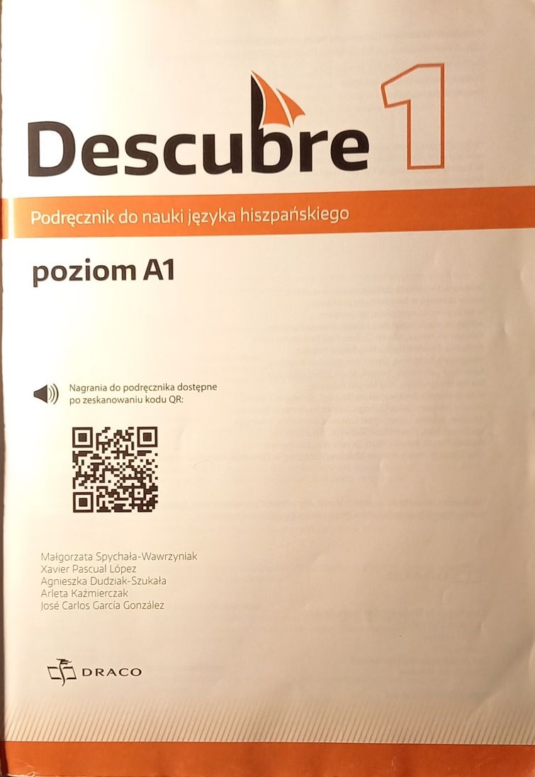 Descubre 1 podręcznik j. hiszpański