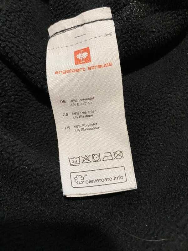 Bluzka funkcyjna długi rękaw Engelbert Strauss r.S czarny workwear