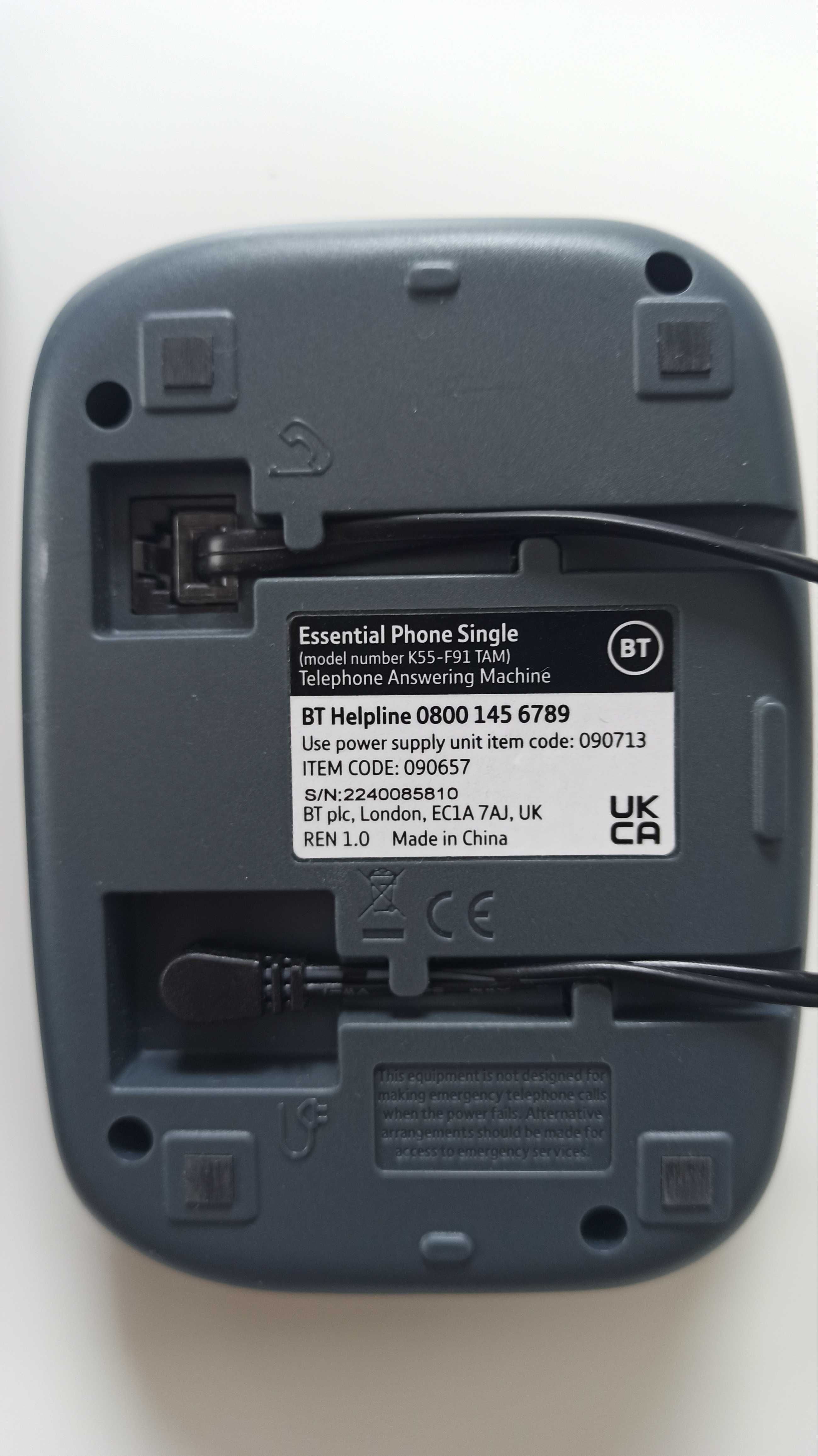 Telefon BT Essential DECT z funkcją TAM