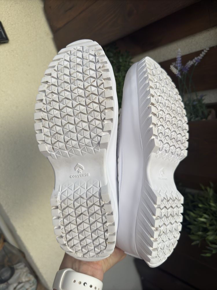 Trampki Converse biale damskie na platformie 39