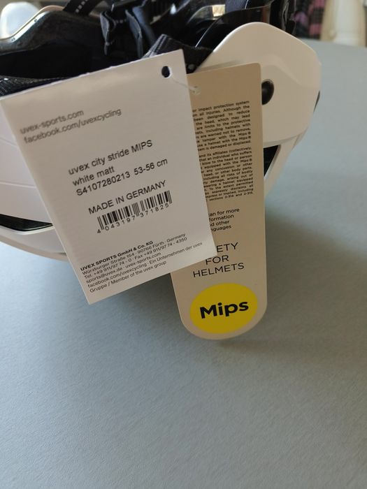 Kask Uvex biały rozmiar 53-56 MIPS Mega tanio