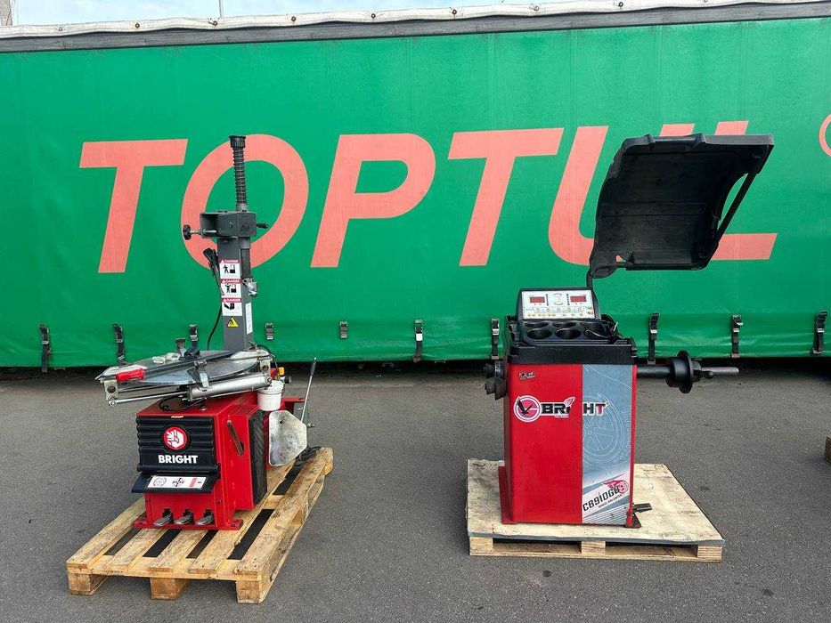 Б.У. вантажне обладнання для ШИНОМОНТАЖУ BRIGHT та інструмент і НОВЕ!