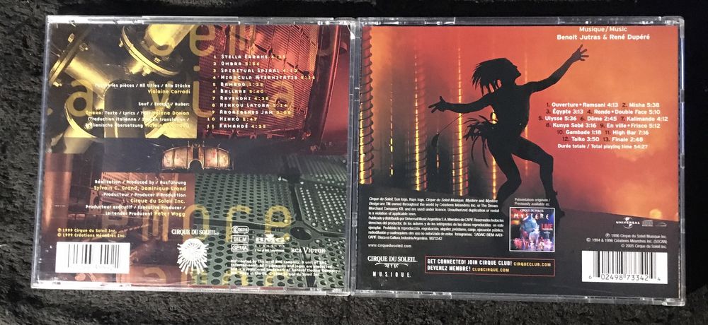 Cirque do Soleil - varios CDs