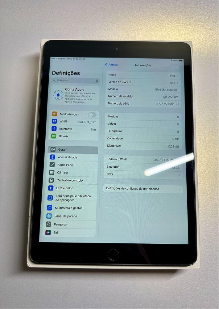 iPad 10.2 (2020) 8ª Geração