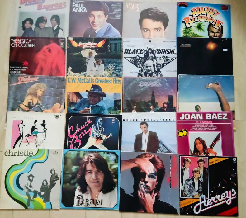 Płyty winylowe winyle Pakiet  100 LP ROCK, POP, SOUL