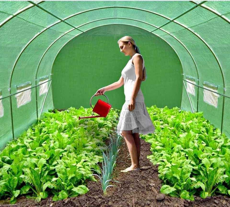 Solidny Tunel ogrodowy foliowy szklarnia folia 3x2x2m 6m2
