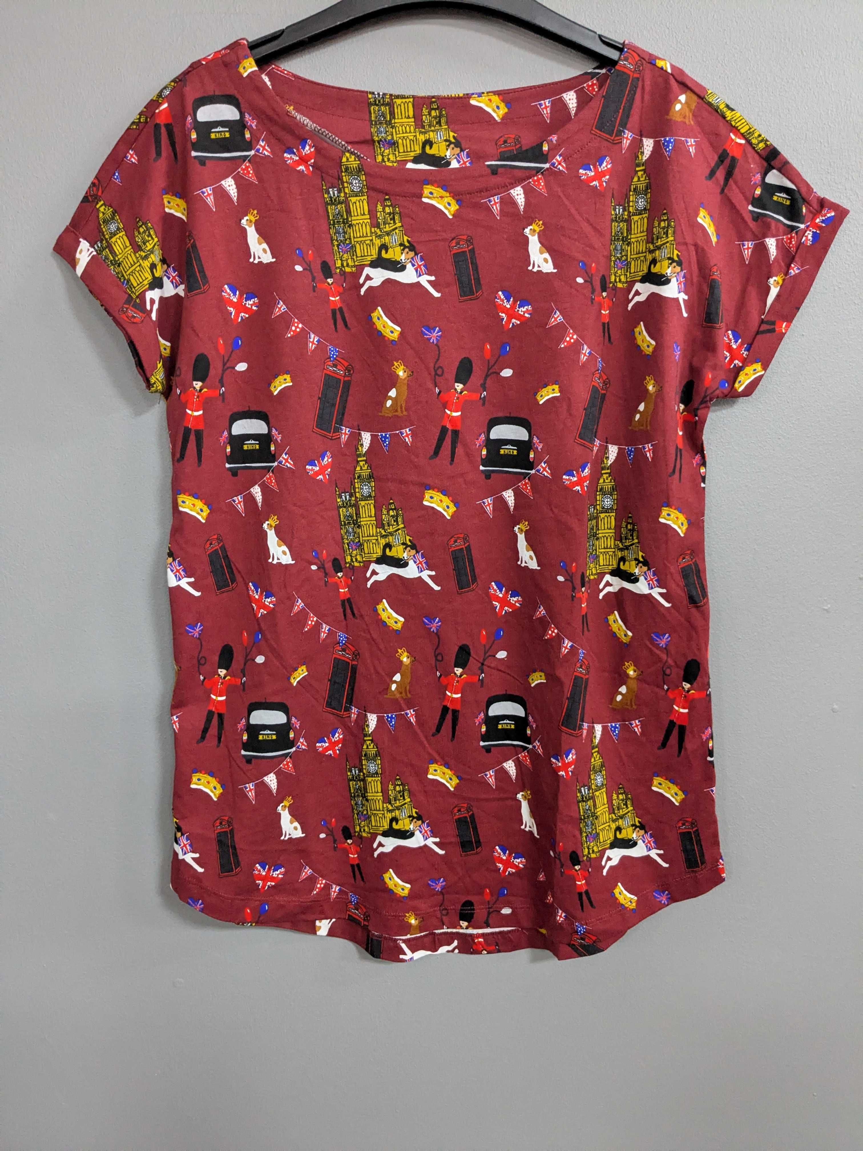 NEXT top koszulka t-shirt brytyjski wzór rozm. S