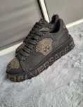 Nowe czarne sneakersy Versace cyrkonie