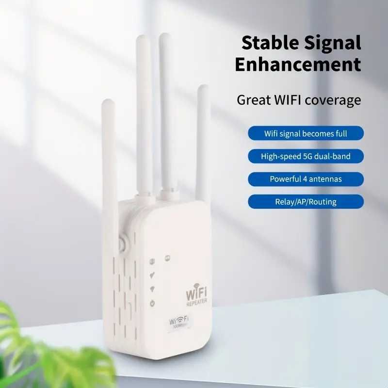 Extensor WiFi, Amplificador De Sinal 1200 Mbps