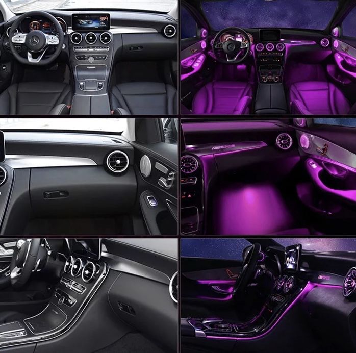 комплект подсветки салона ambient light мерседес mercedes w205