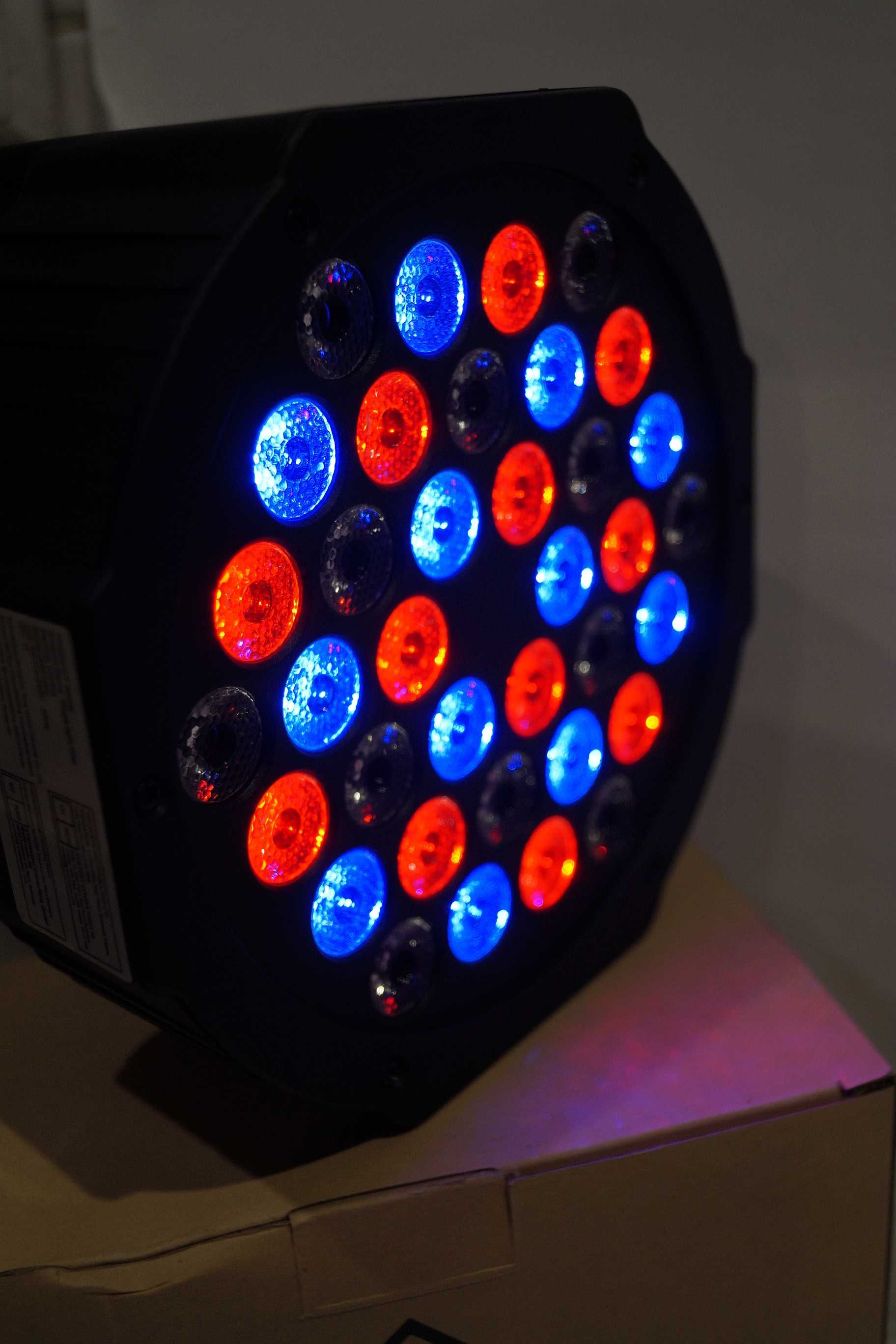 1408 Oświetlenie sceniczne 36 LED RGB reflektor ZQ01082