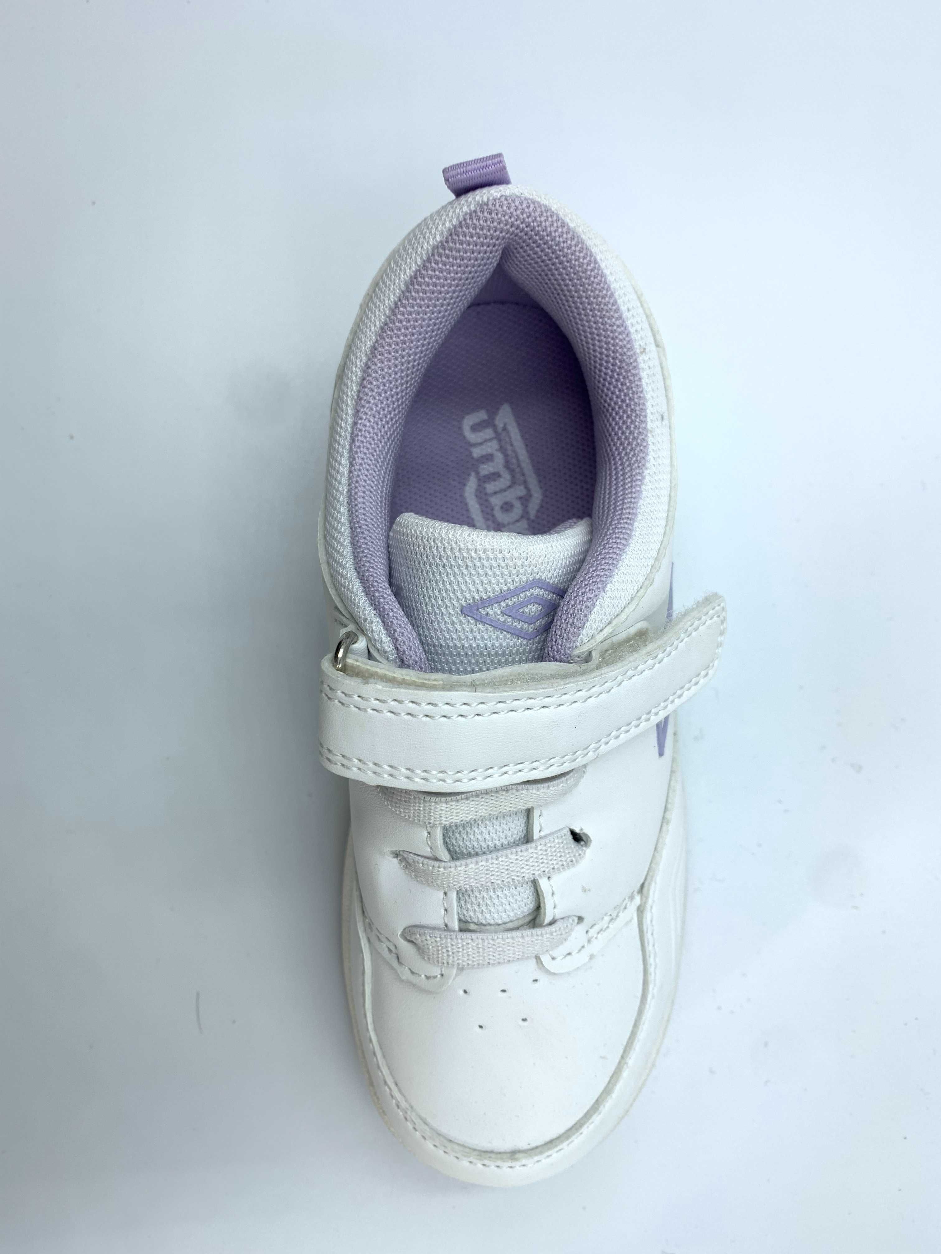 Buty dziecięce Umbro białe fioletowe rozmiar 27