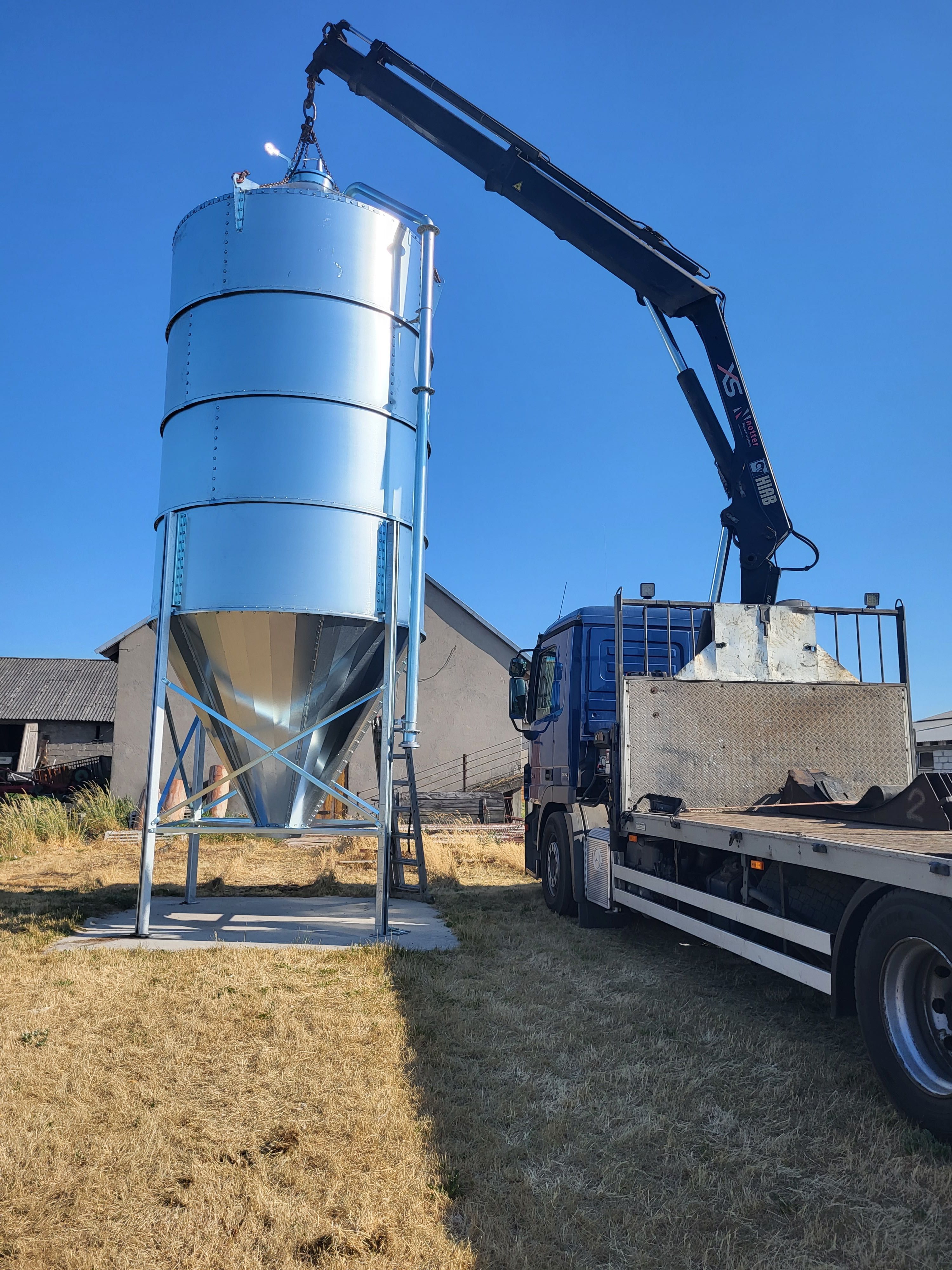 Silos 15ton 12t 20t 25t 30t silosy zbiornik Marco-Polo