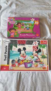 Puzzle Dora Myszka Miki i Minnie