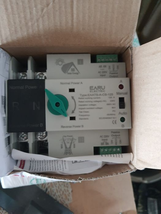 ATS EARU Typ EAATS-A-CS-125 do fotowoltaki