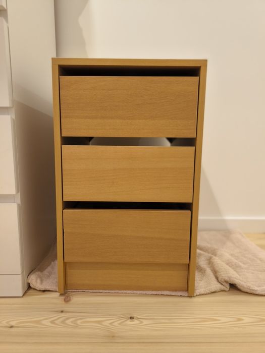 Bloco de gavetas em madeira 40x46x65cm