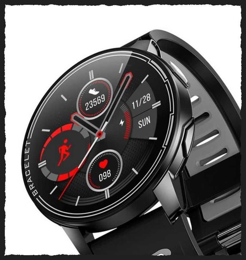 Smartwatch L6 SLIMY, tętno, kroki, puls, stoper HIT !
