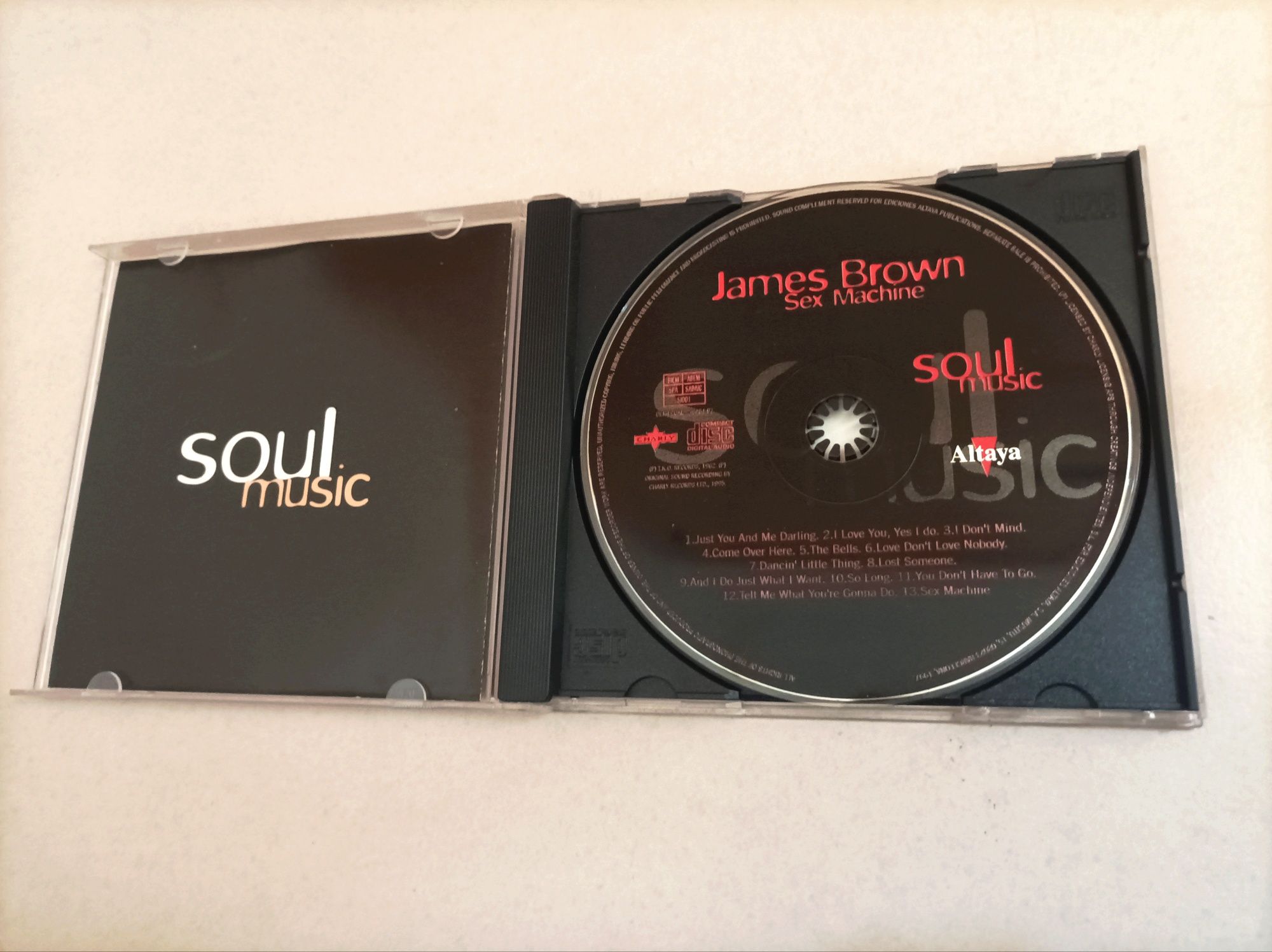 Lote de 2 CDs Soul Music - Marvin Gaye / James Brown