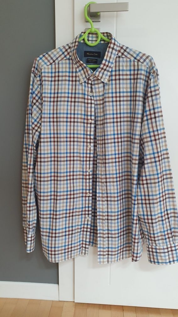 9x Koszula męska Zara, Massimo Dutti roz L i XL