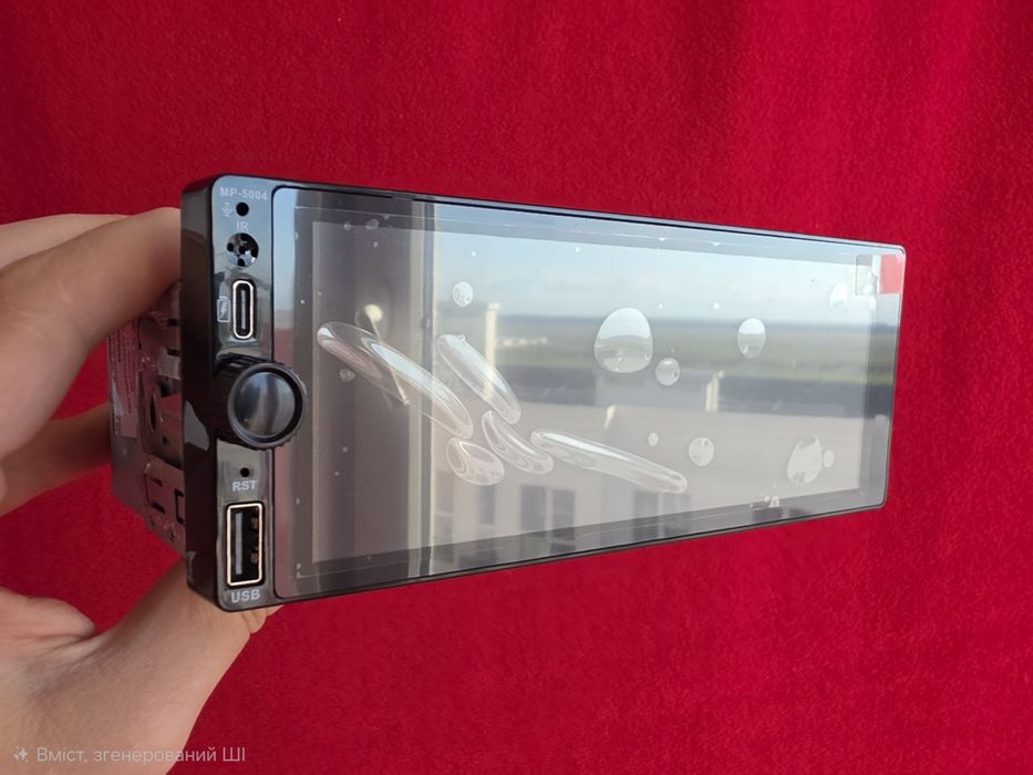 Автомагнитола 1 din Cyclone сенсорная магнитола в машину с экраном