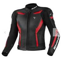 Kurtka motocyklowa skórzana Shima Chase Jacket czarno czerwona 52