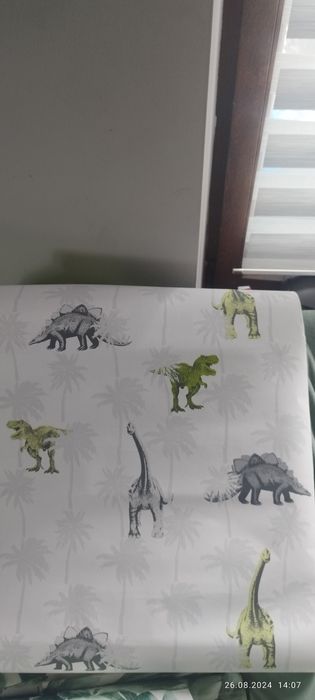 Tapeta dziecięca Dinozaury