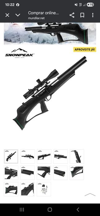 Pcp Snowpeak artemis t-rex bullpup 5.5