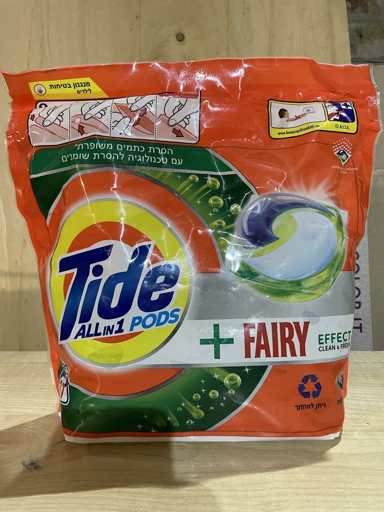 Капсули Tide+Fairy 37 шт. Італія