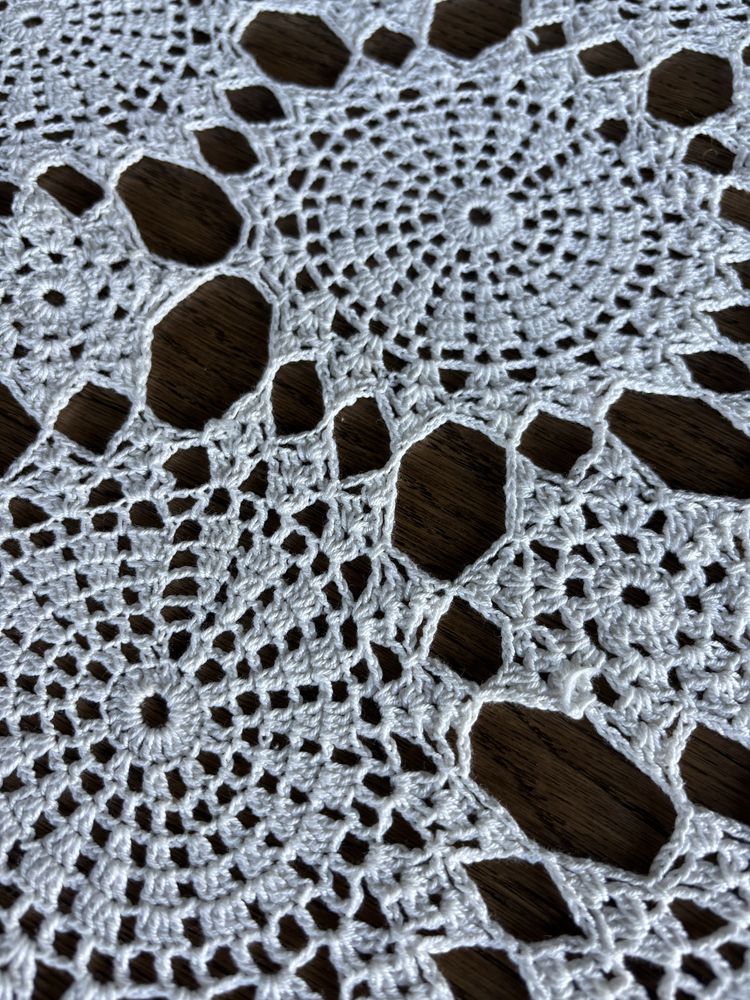 Toalha de mesa renda feita à mão 167 × 176