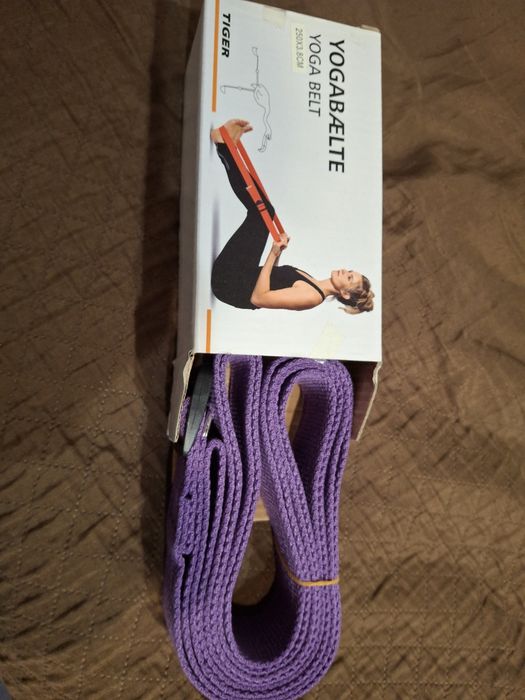 Yoga belt Tiger fioletowy