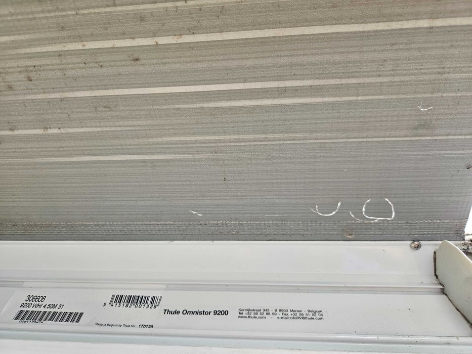 Markiza Thule 9200, 4,5m do przyczepy/kampera